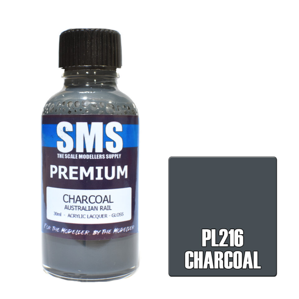 The Scale Modellers Supply (SMS) Premium CHARCOAL 30ml | 744109798351