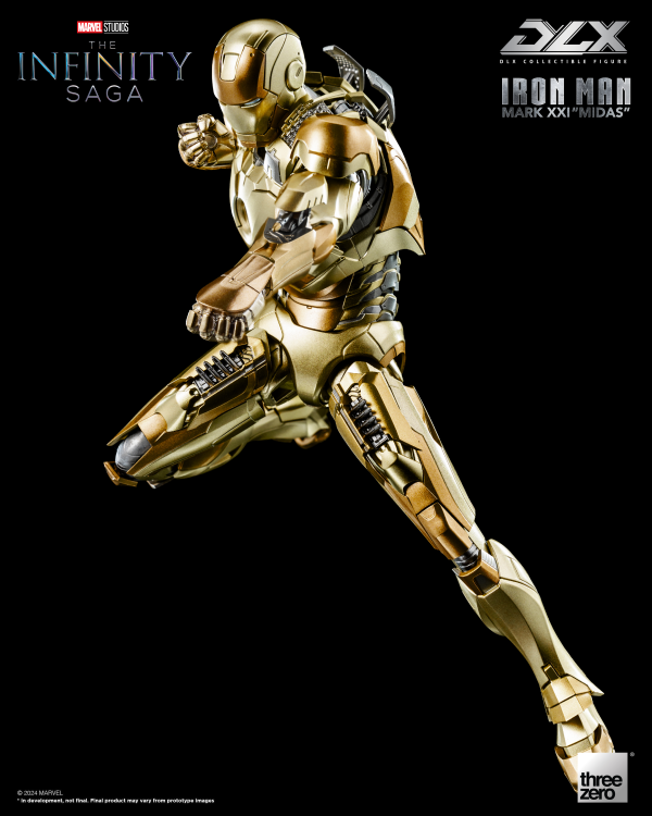 threezero Marvel Studios: The Infinity Saga - DLX Iron Man Mark 21 “Midas” | 4895250815452