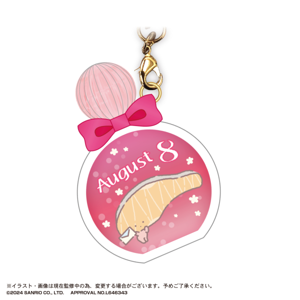 Piapro.net MAX SANRIO CHARACTERS BIRTHDAY "PUKKURI" CLEAR KEY RING | 4580683619097