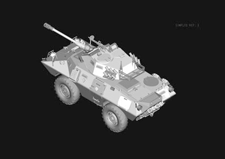 Hobby Boss 1/35 LAV-150 Commando AFV w/ Cockerill 90mm Gun | 6939319224224