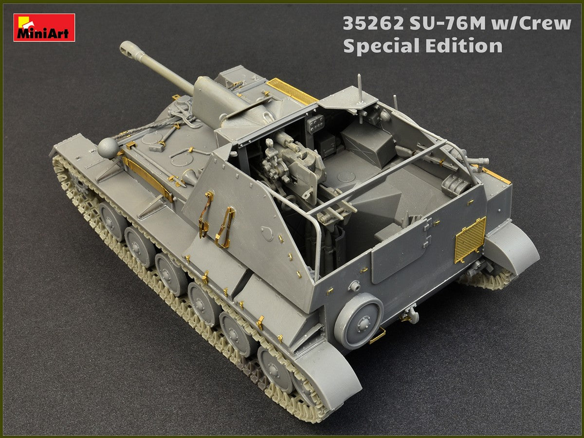 Miniart [35262] 1/35 SU-76M w/Crew Special Edition | 4820183311382