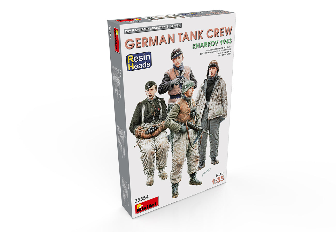 MiniArt 1/35 German Tank Crew.Kharkov 1943. Resin Heads | 4820183313560