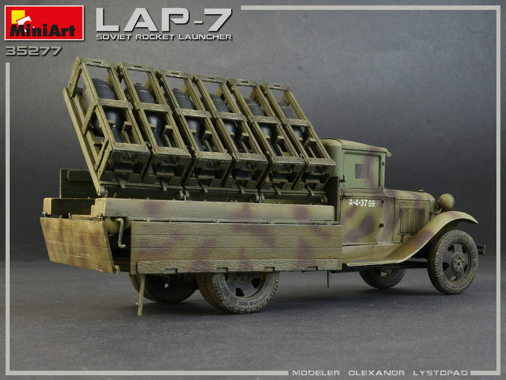 MiniArt 1/35 Soviet Rocket Launcher LAP-7 | 4820183311825