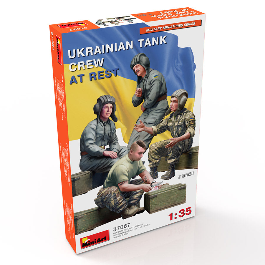 MiniArt Ukrainian Tank Crew At Rest 1/35 Scale | 4820183313300