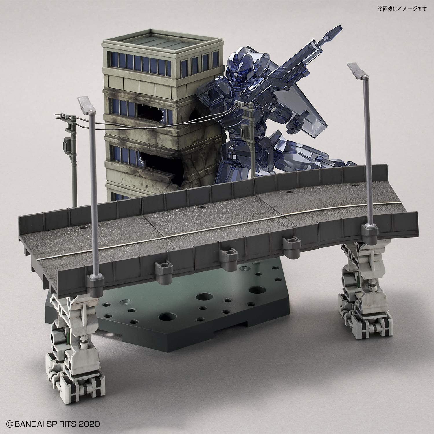 BANDAI Hobby CUSTOMIZE SCENE BASE (CITY AREA Ver.) - P-REX Hobby
