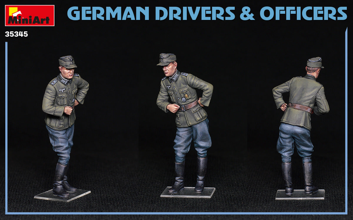 MiniArt 1/35 German Drivers & Officers | 4820183313638