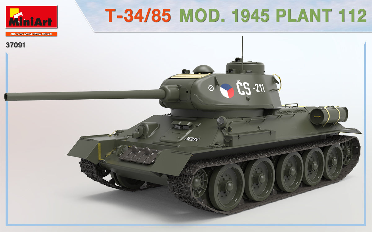 MiniArt 1/35 T-34/85 Mod. 1945 Plant 112 | 4820183313676