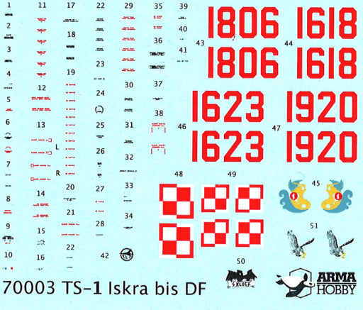 Arma Hobby 1/72 TS-11 Iskra Expert set 'Silver' | 5907747900646