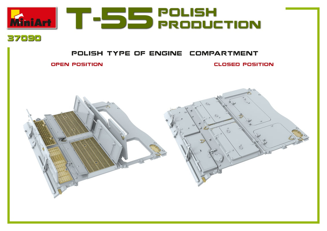 MiniArt T-55A Polish Production | 4820183313034
