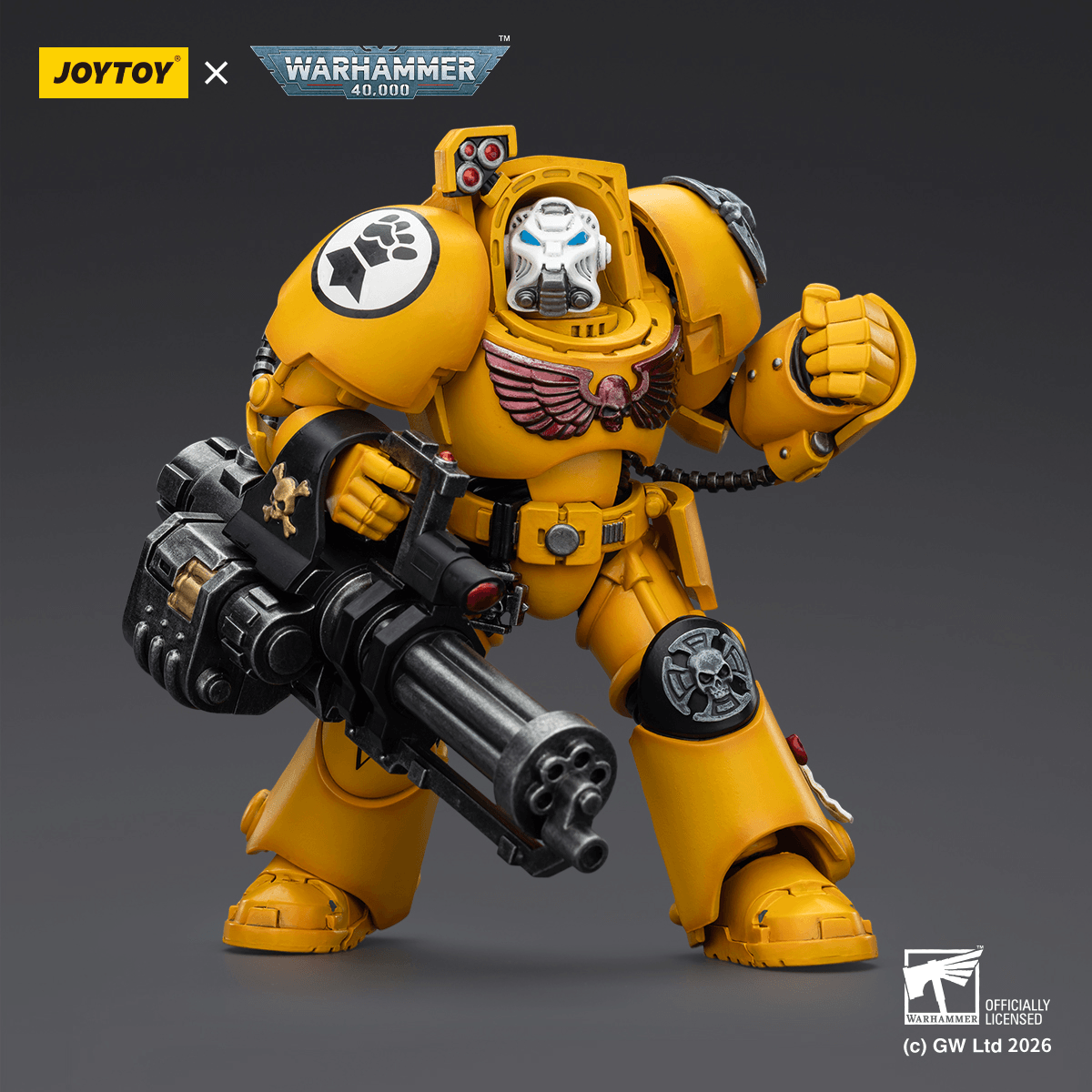 Imperial Fists Terminator 3 with Power Fist and Assault Cannon | 6927054403172