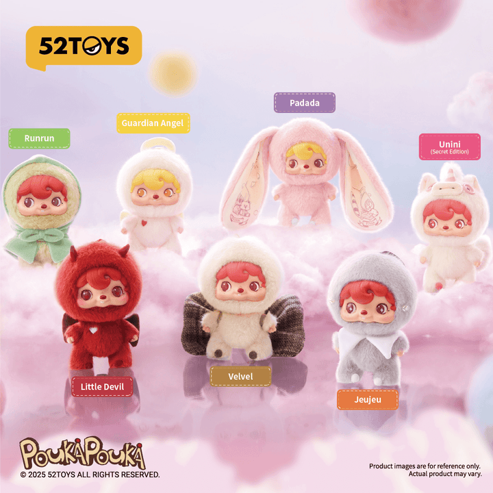 POUKAPOUKA Mood Bubbles Vinyl Plush Blind Box Series (Box of 6)