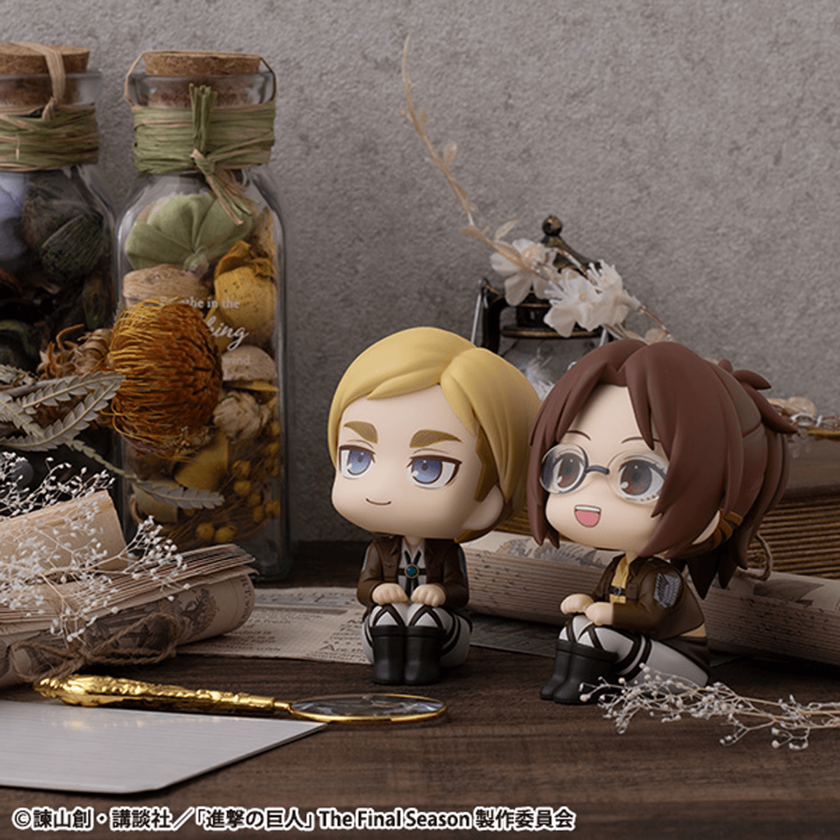 Lookup Attack on Titan Hange Zoe &amp; Erwin Smith set【with gift】 | 4535123848971