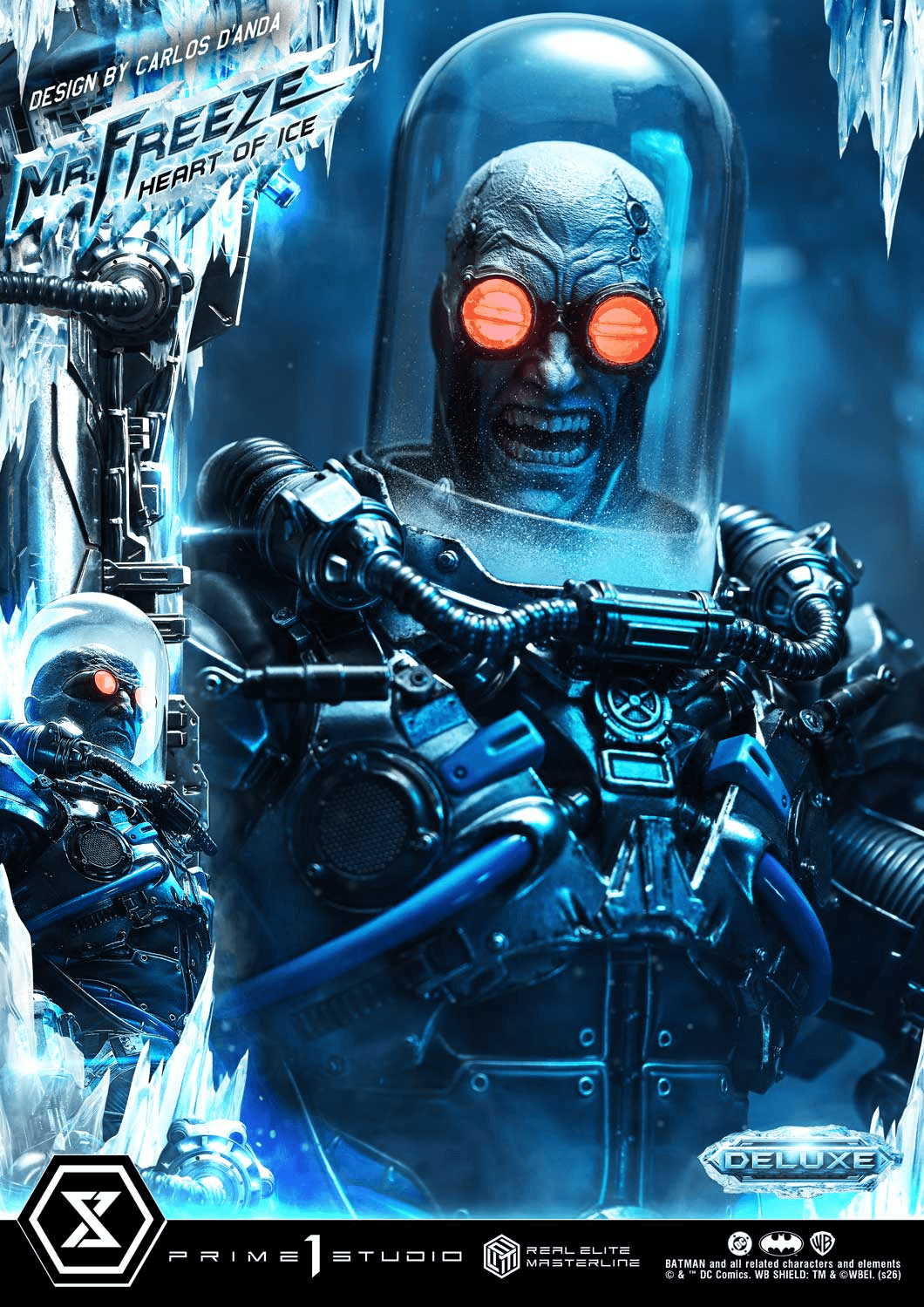 Real Elite Masterline Batman (Comics) Mr. Freeze Heart of Ice (Design by Carlos D'Anda) Deluxe Version