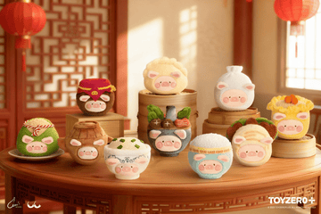 LuLu the Piggy Lu's Table - Food Hunter Series Plush Keychain Blindbox (Box of 8)