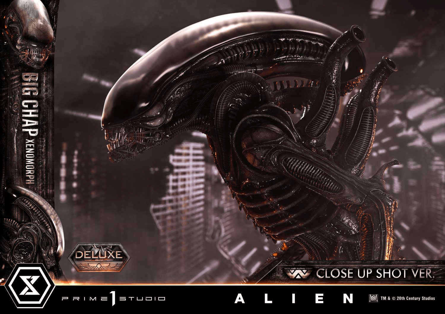 Museum Masterline XL Alien (Film) Big Chap Xenomorph Close Up Shot Ver. Deluxe Version | 4582647123978