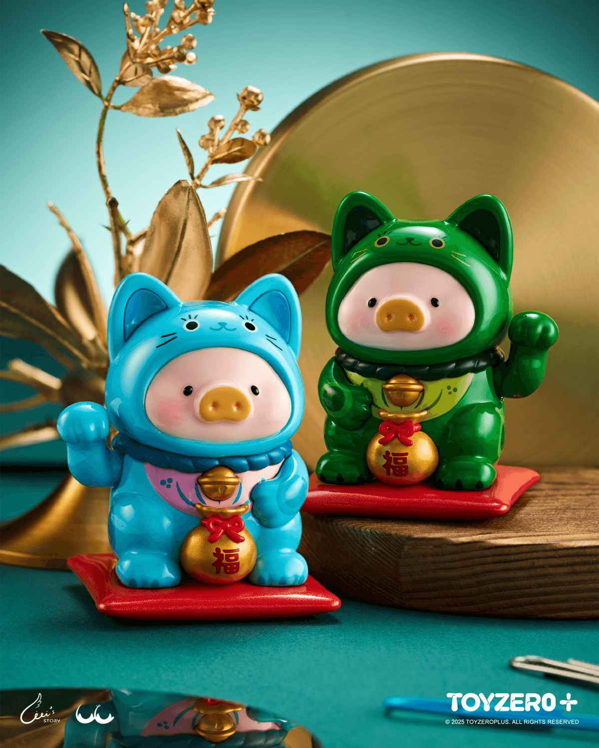 LuLu the Piggy - LUcky Cat Series (Blind Box) (Box of 8)