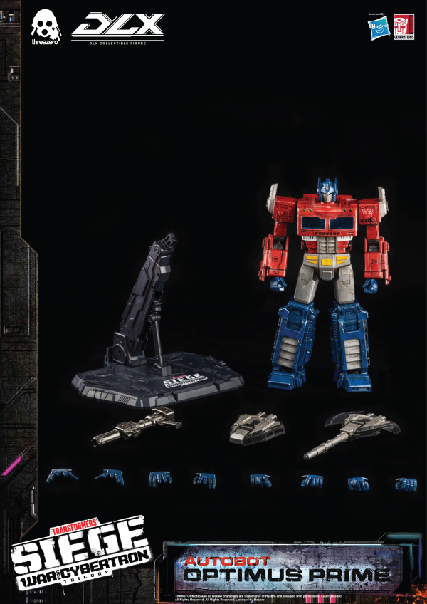 threezero Transformers: War for Cybertron Trilogy - DLX Optimus Prime | 4895250816343