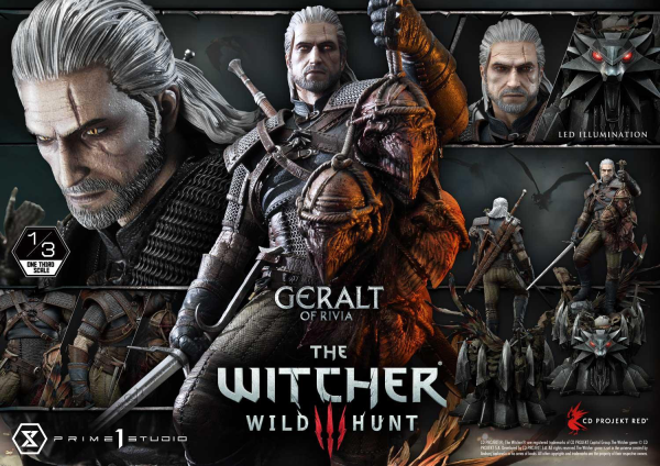 Prime 1 Studio Museum Masterline The Witcher 3: Wild Hunt Geralt of Rivia(4582535945613)(4582535945613)