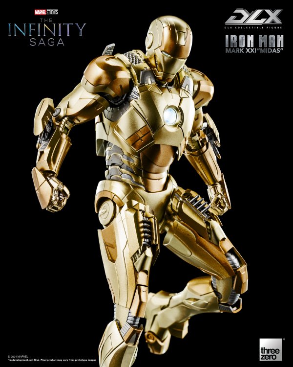 threezero Marvel Studios: The Infinity Saga - DLX Iron Man Mark 21 “Midas” | 4895250815452