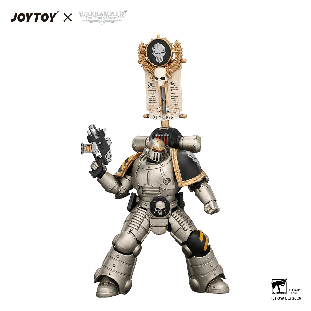 Iron Warriors MkII Legionary1 with Vexilla, Bolter and Bolt Pistol | 6927054404452