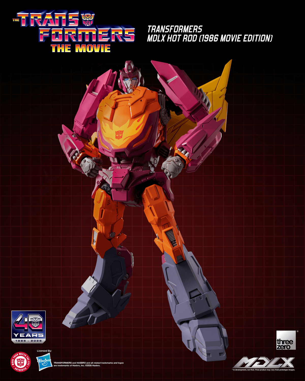 Transformers MDLX Hot Rod (1986 Movie Edition)