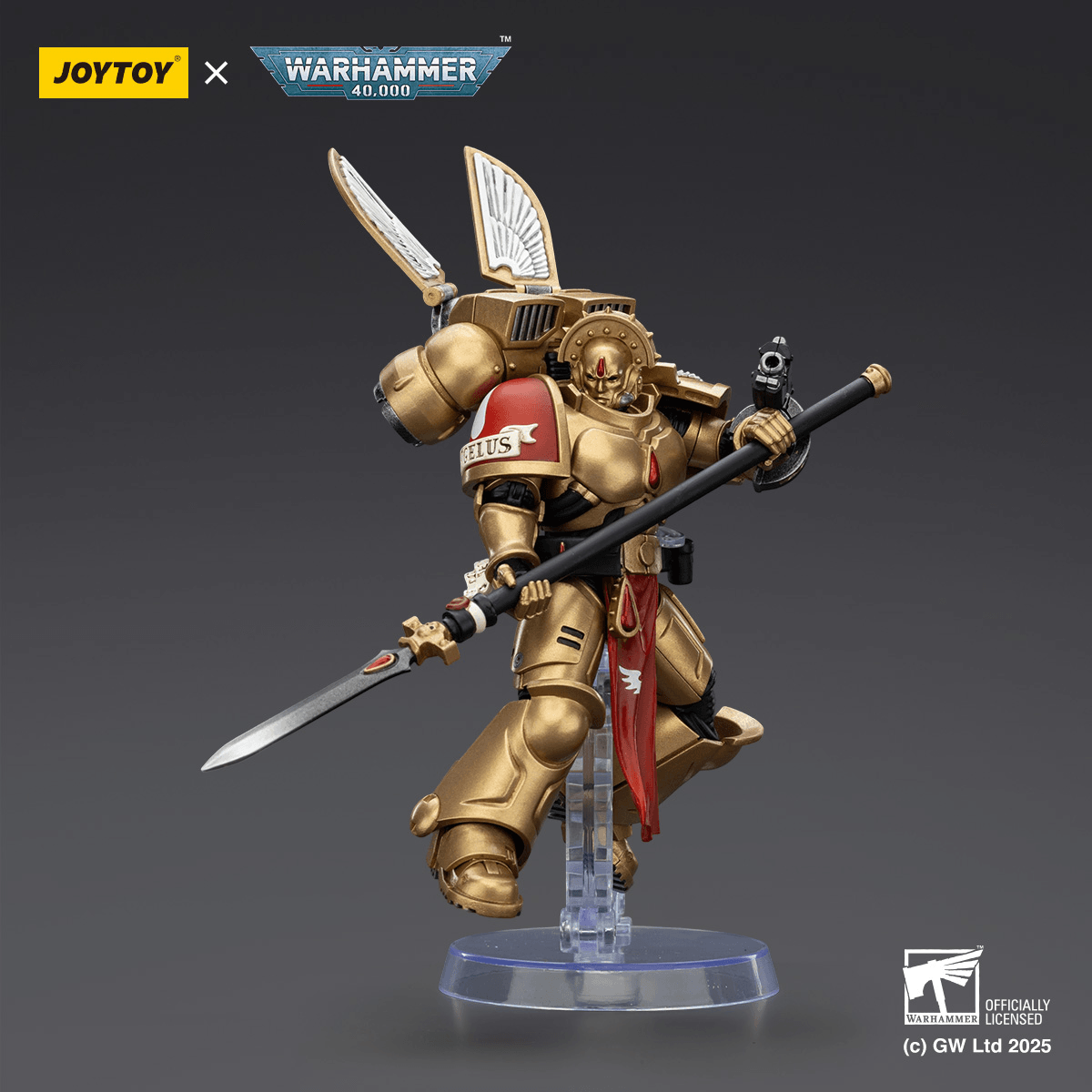 Blood Angels Sanguinary Guard 2 with Angelus Boltgun and Encarmine Spear | 6927054401857