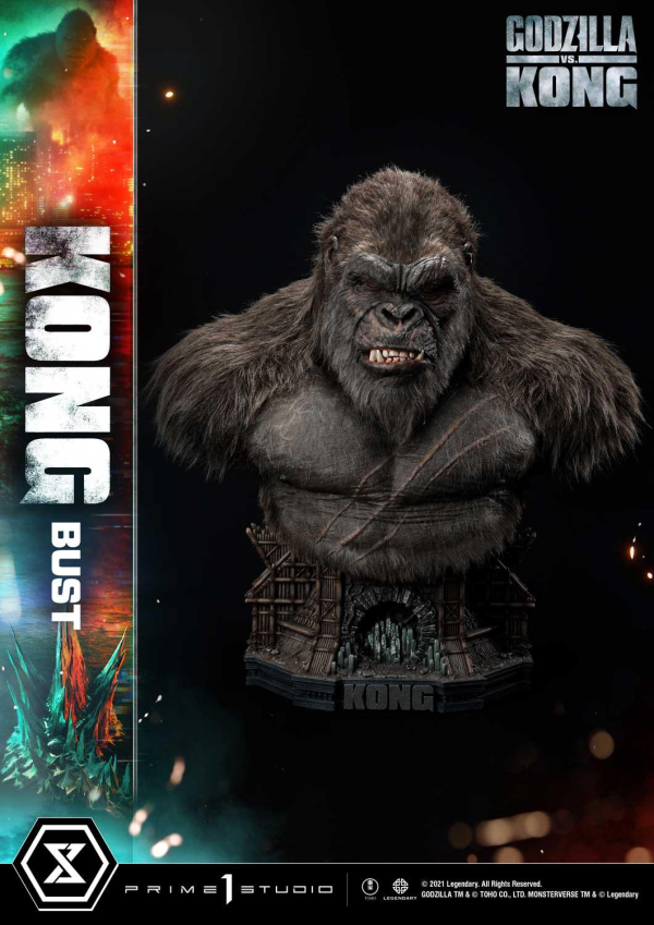 Prime 1 Studio Life Size Bust Godzilla vs Kong (Film) Kong | 4580708032122