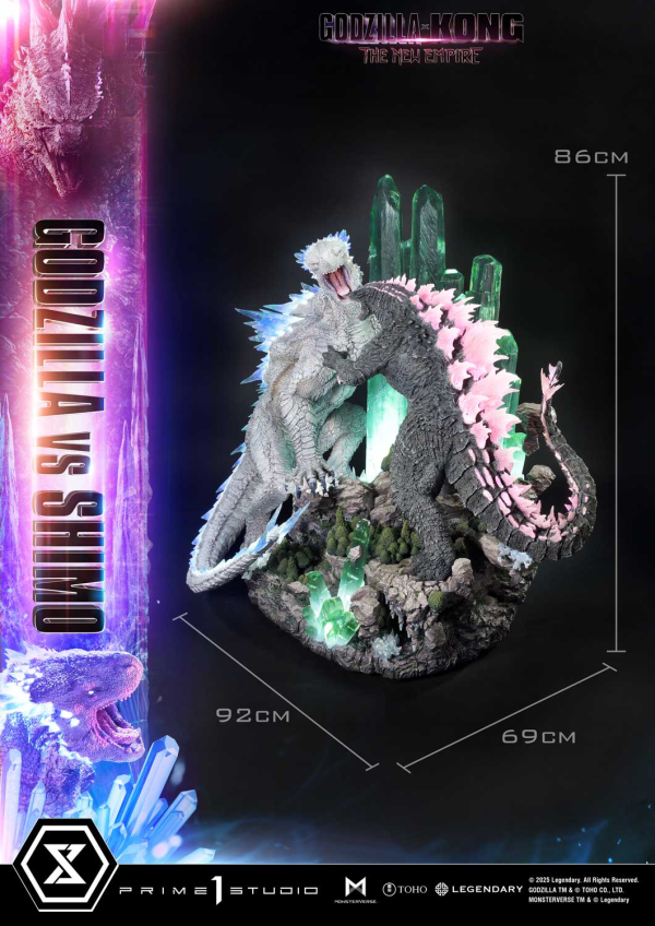 Prime 1 Studio Ultimate Diorama Masterline Godzilla x Kong: The New Empire Godzilla vs Shimo | 4582647121677