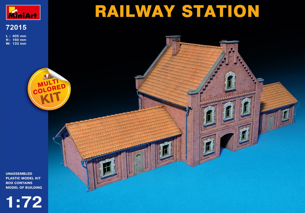 Miniart [72015] 1/72 Railway Station | 4820041102527