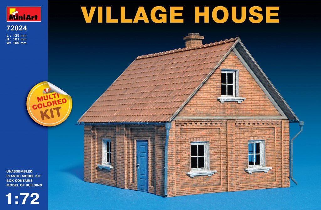Miniart [72024] 1/72 Village House | 4820041102558