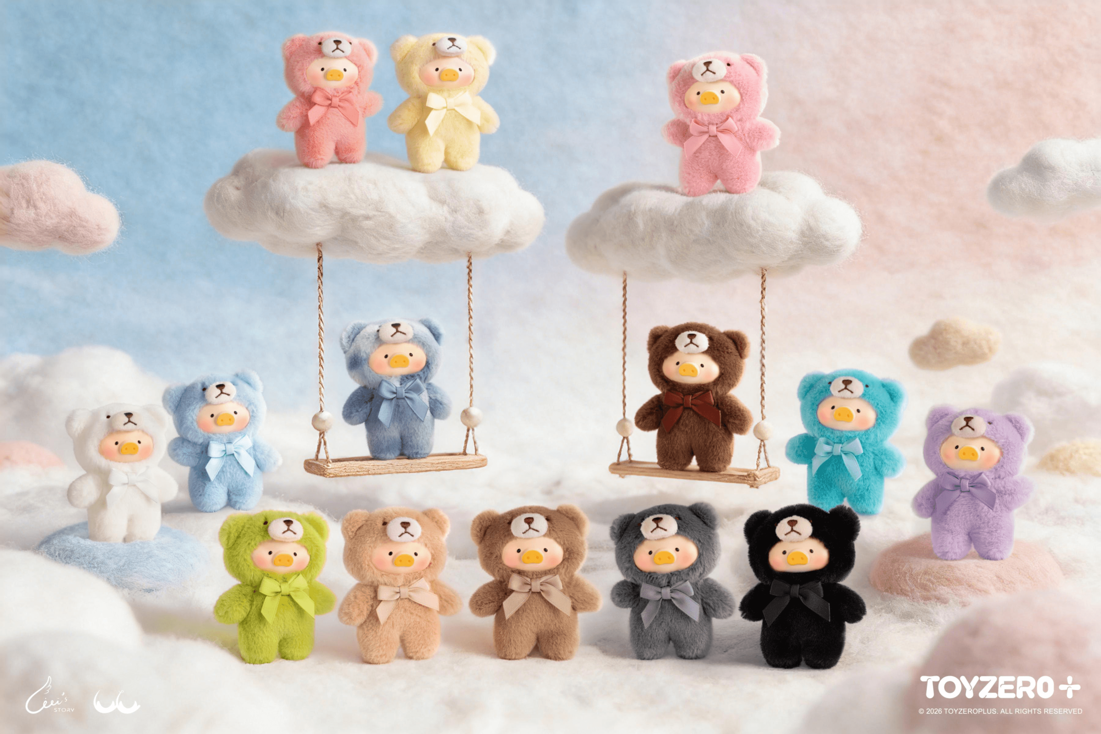 LuLu the Piggy - Teddy Mini's Whispers of Nature Series Plush Phone Charm Blindbox (Box of 12)