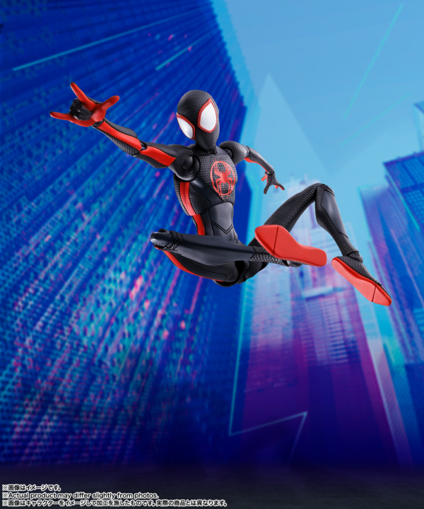 BANDAI Tamashii Spider Man (Miles Morales) World Tour Limited Edition Spider-Man: Across the Spider-Verse, Bandai Spirits S.H.Figuarts