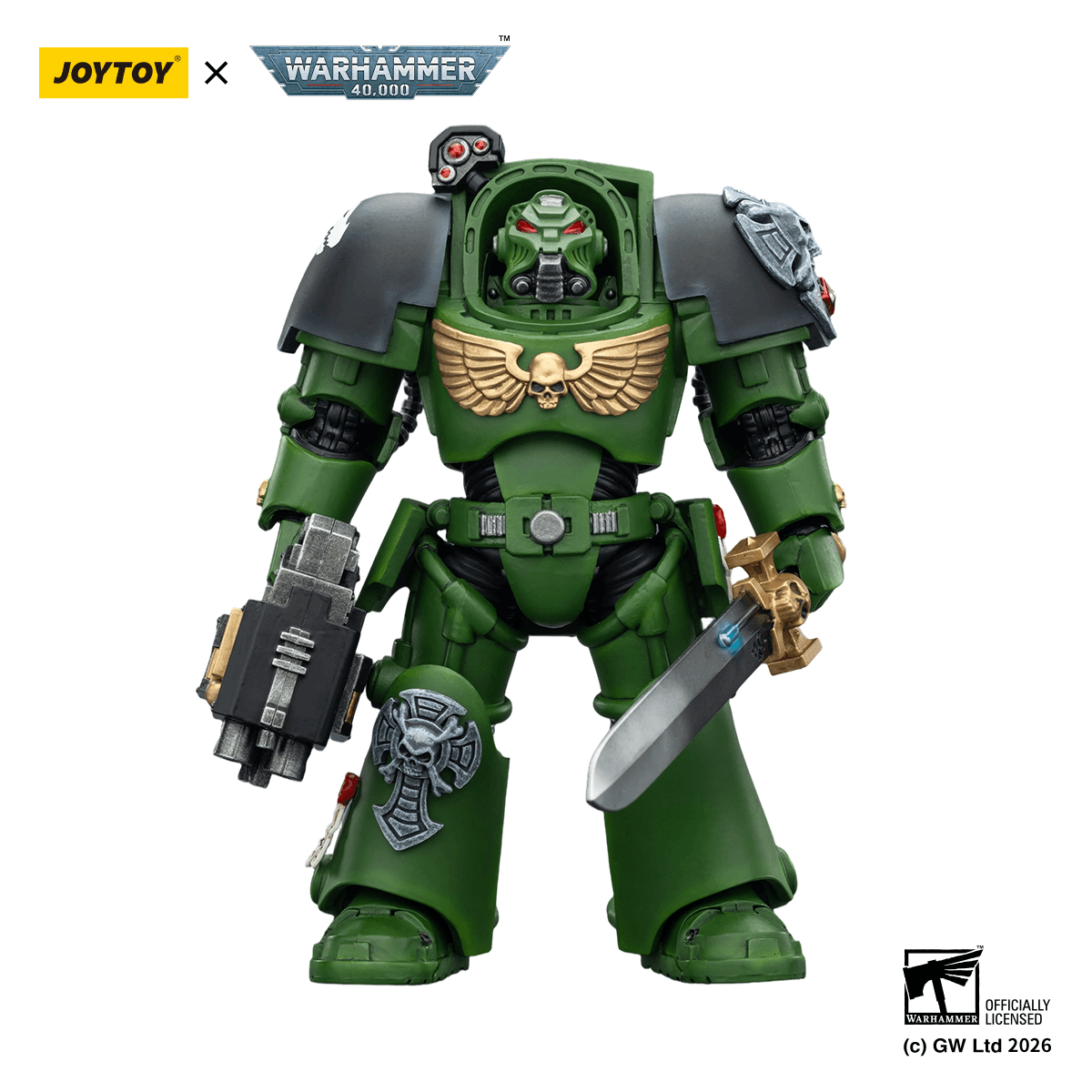 Salamanders Terminator 1 with Power Sword and Storm Bolter | 6927054403219