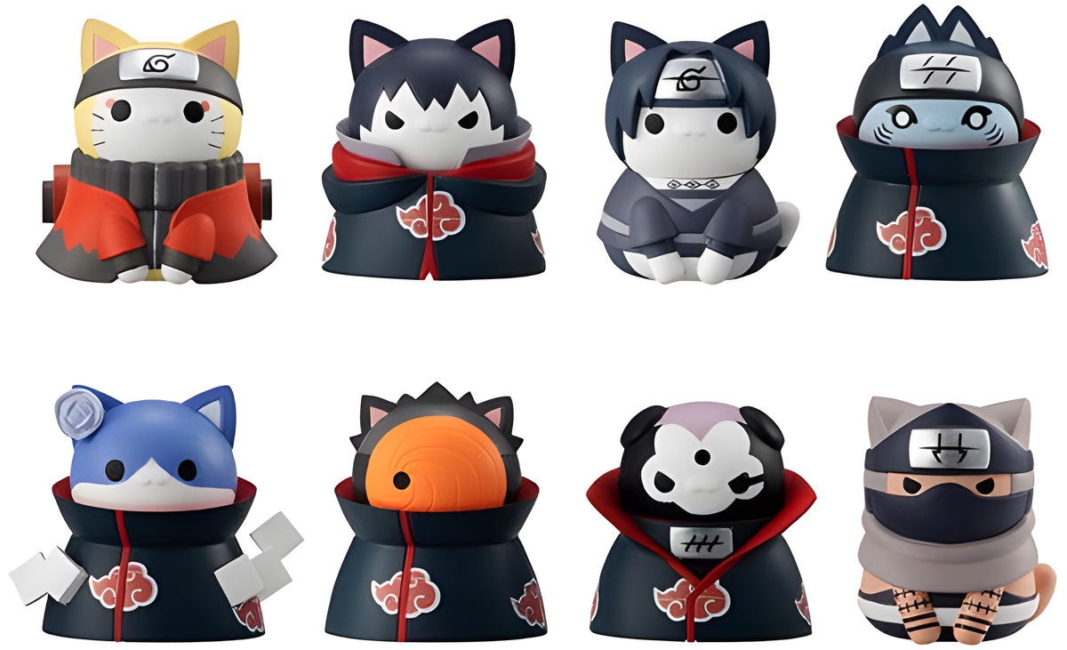 Megahouse Mega Cat Project Nyaruto Shippuden: Battle to defend Konoha 'Naruto', Box of 8