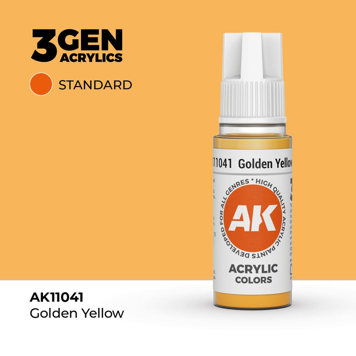 AK Interactive 3G Acrylic Golden Yellow 17ml