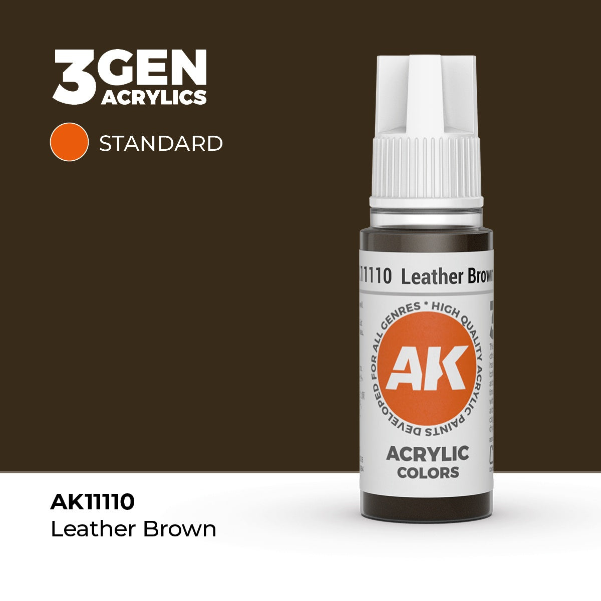 AK Interactive 3G Acrylic Leather Brown 17ml