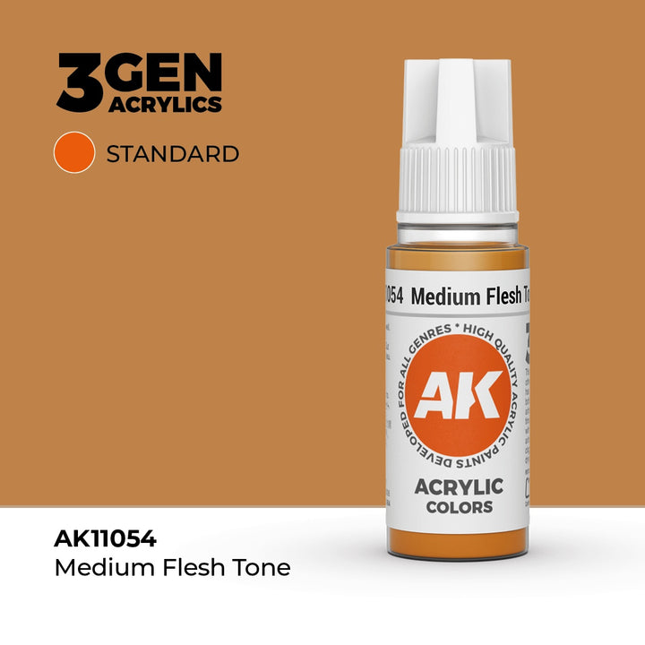 AK Interactive 3G Acrylic Medium Flesh Tone 17ml