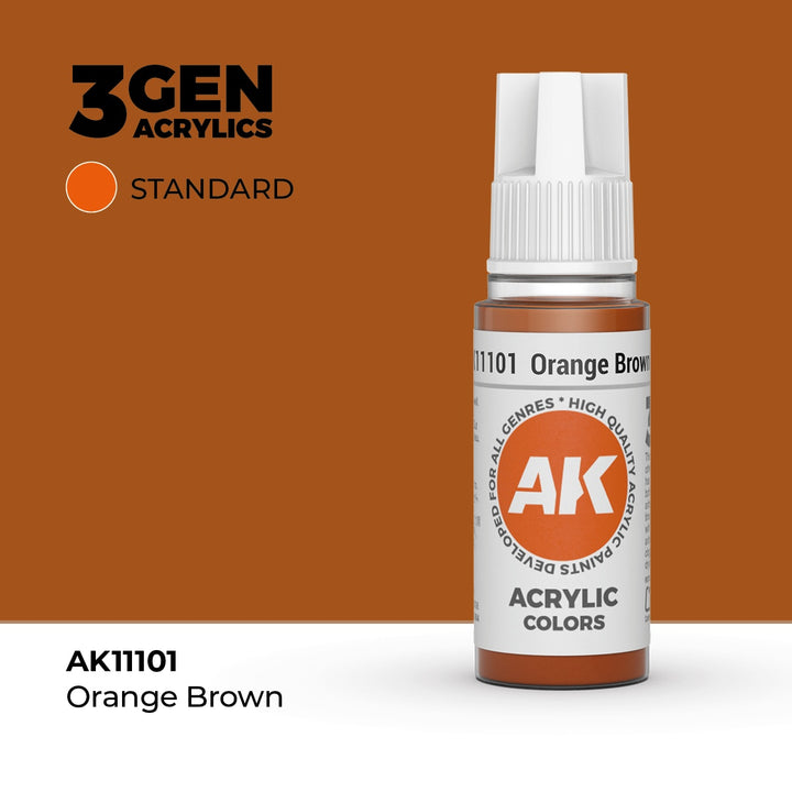 AK Interactive 3G Acrylic Orange Brown 17ml