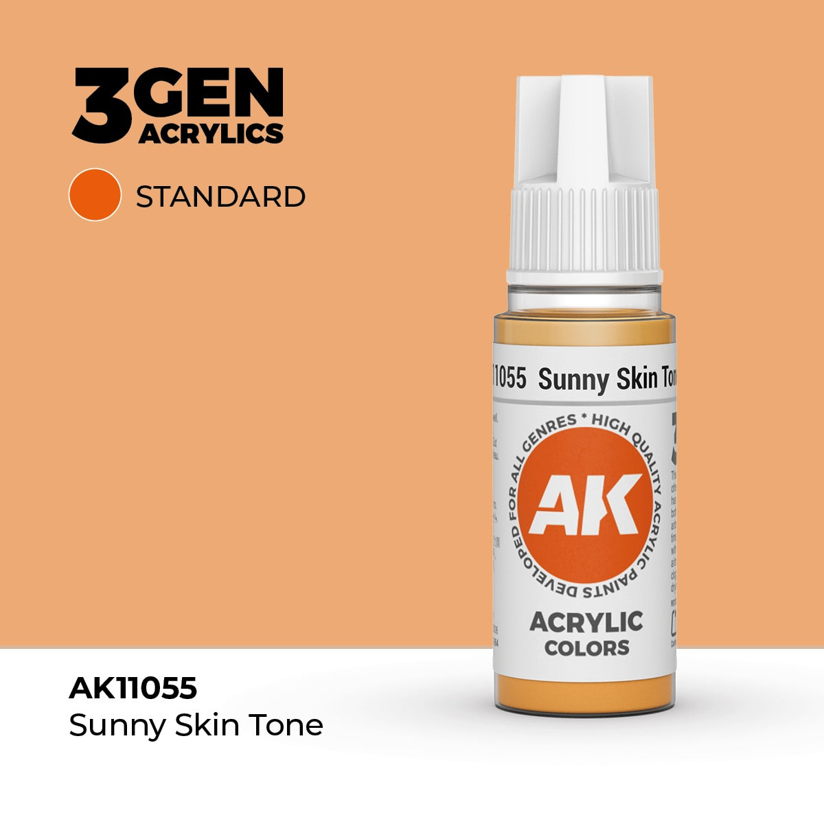 AK Interactive 3G Acrylic Sunny Skin Tone 17ml