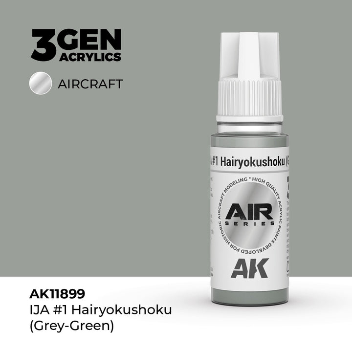 AK Interactive 3G Air - IJA #1 Hairyokushoku (Grey-Green)