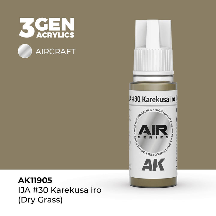 AK Interactive 3G Air - IJA #30 Karekusa iro (Dry Grass)