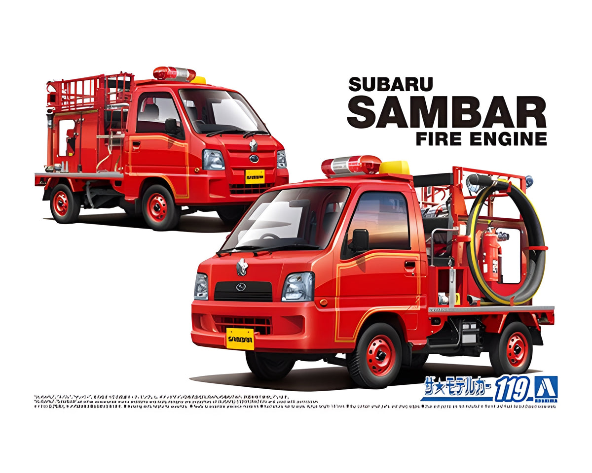 Aoshima 1/24 Subaru TT2 SAMBAR THE FIRE ENGINE '11