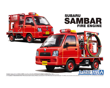 Aoshima 1/24 Subaru TT2 SAMBAR THE FIRE ENGINE '11