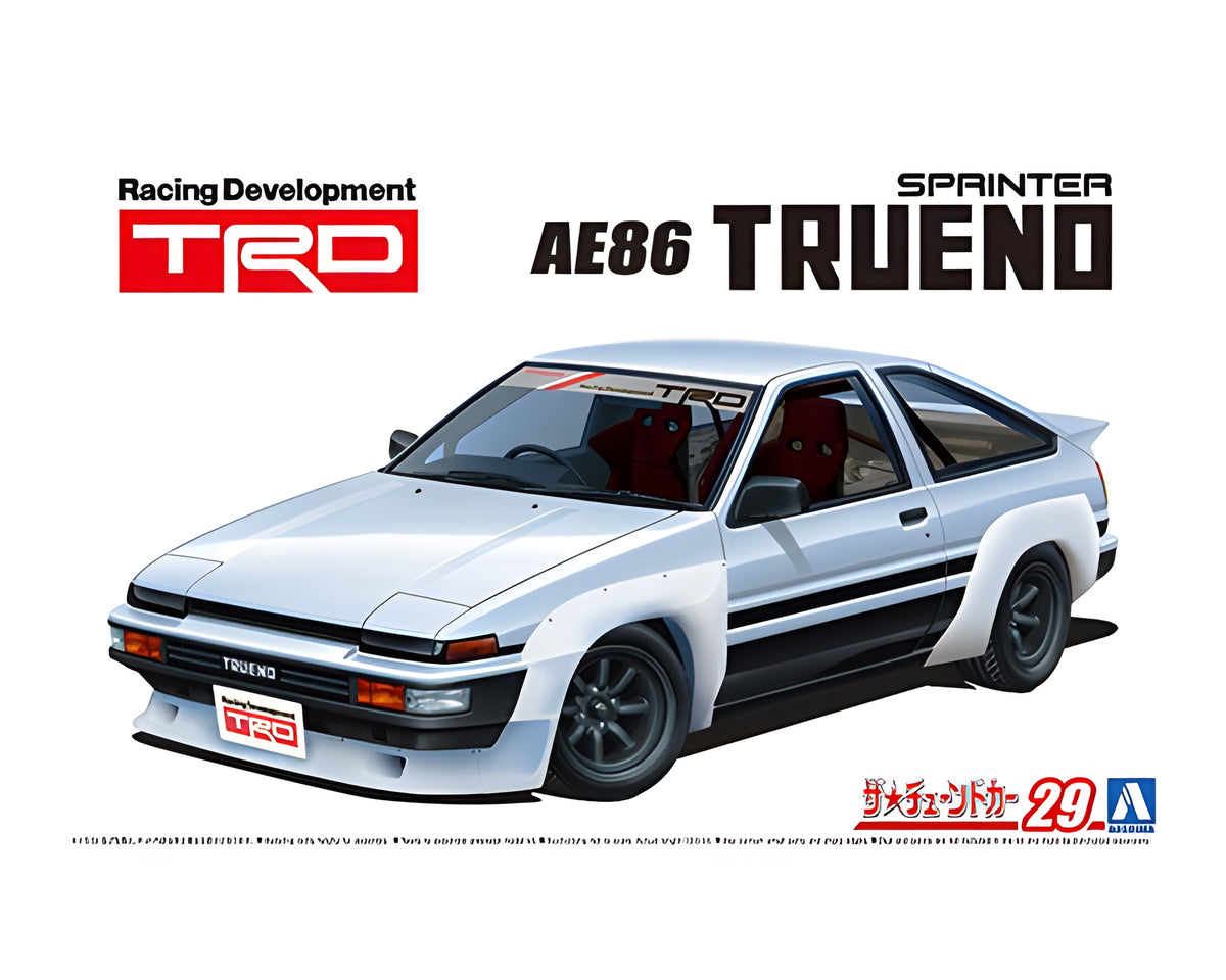 Aoshima 1/24 TRD AE86TRUENO N2 '85 (Toyota)