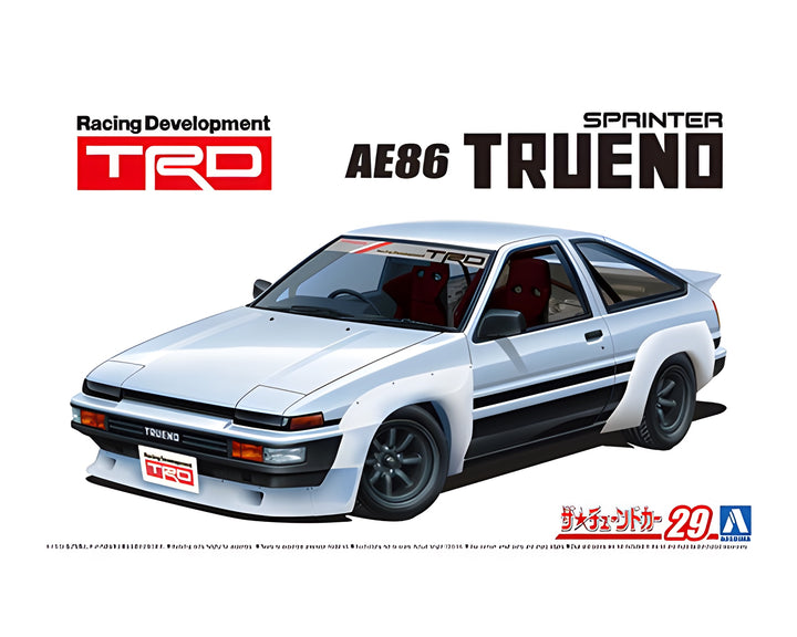 Aoshima 1/24 TRD AE86TRUENO N2 '85 (Toyota)