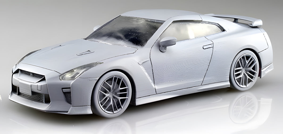 Aoshima 1/32 SNAP KIT #07-A Nissan GT-R (Ultimate Shiny Orange)