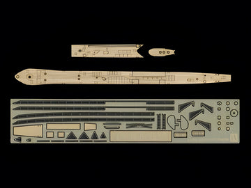 Aoshima 1/350 IJN Submarine Model KAIDAI 6 Type Photoetched Parts