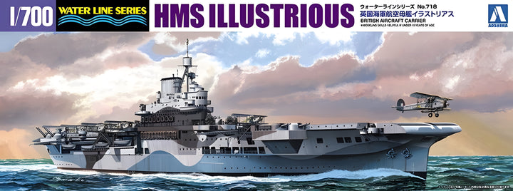 Aoshima 1/700 British Aircraft Carrier HMS ILLUSTRIOUS