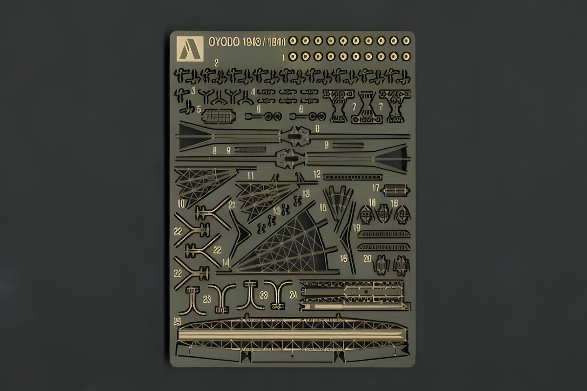 Aoshima 1/700 IJN Light Cruiser OYODO Photoetched Parts Set