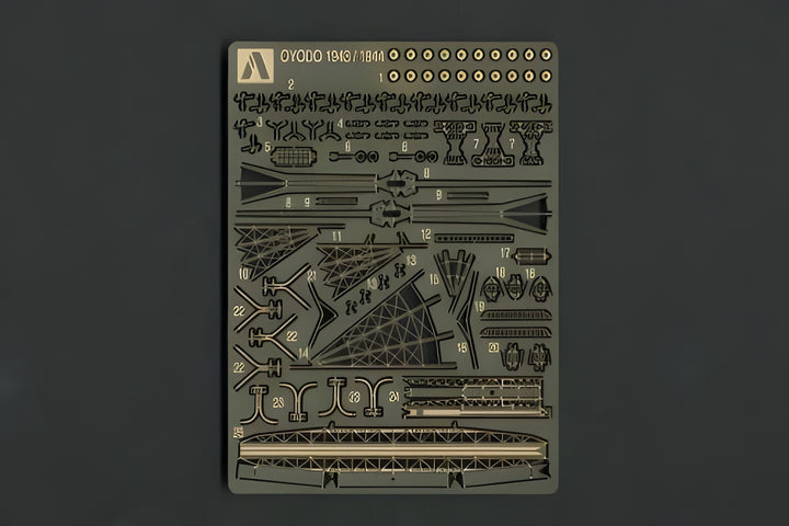 Aoshima 1/700 IJN Light Cruiser OYODO Photoetched Parts Set